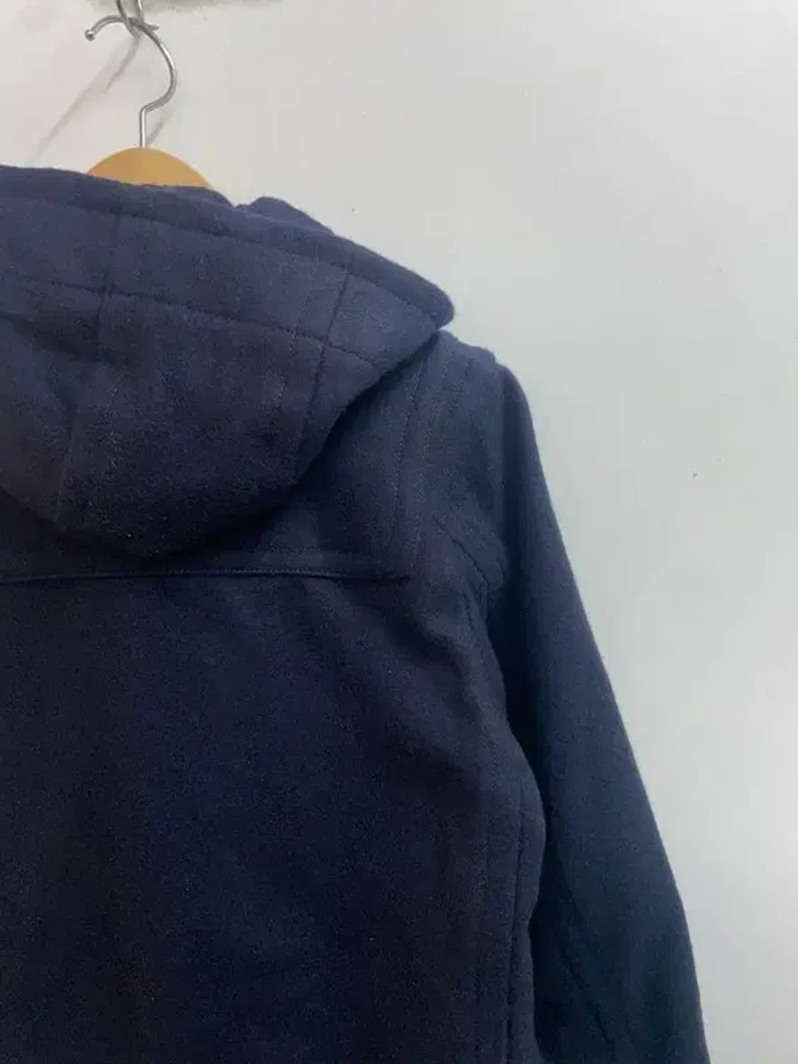 스몰 여자 울 소재 빔스 보이 더플 떡볶아 코트 네이비 상품이미지10