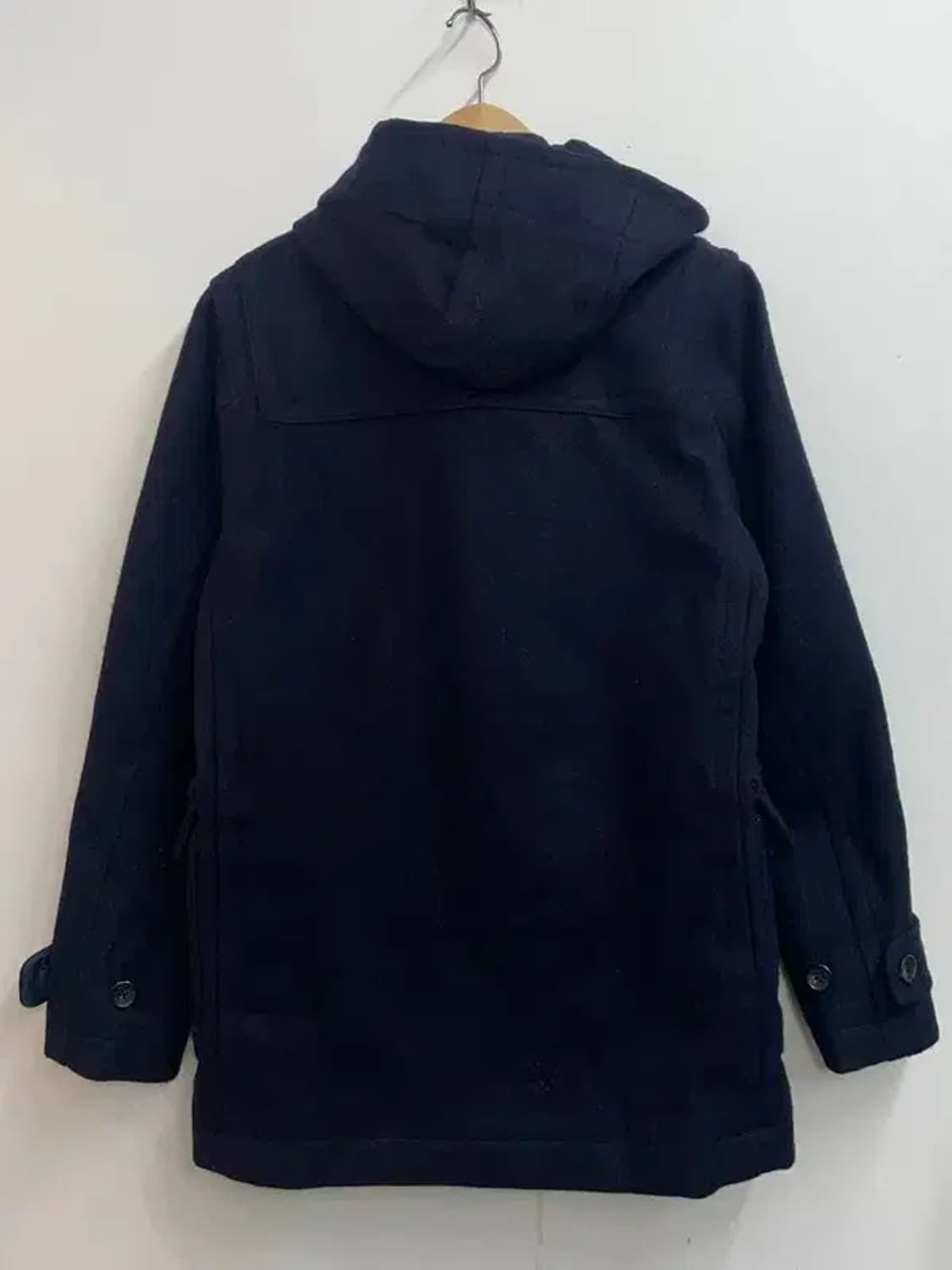 스몰 여자 울 소재 빔스 보이 더플 떡볶아 코트 네이비 상품이미지8