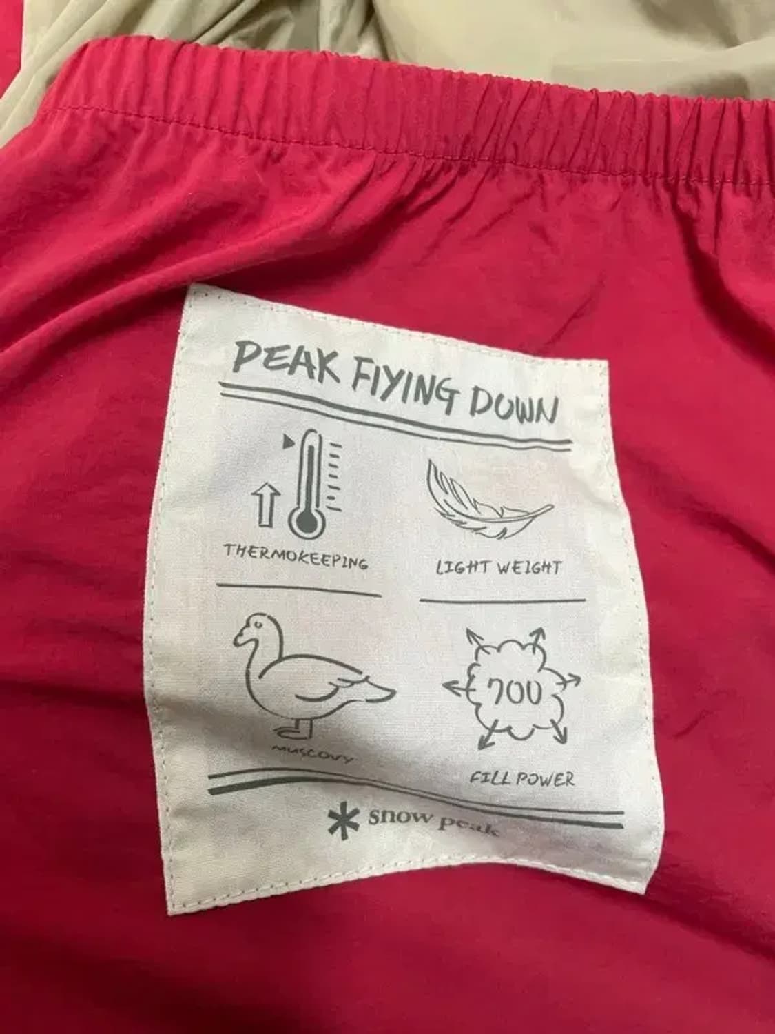 105 스노우피크 어패럴 캠퍼트 다운 자켓 레드 상품이미지8