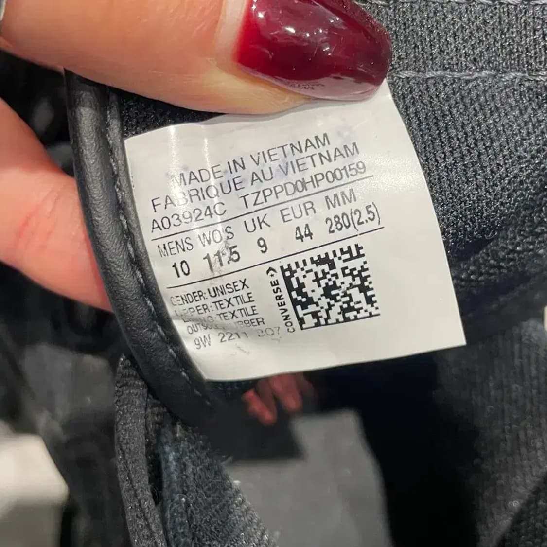 280 컨버스 스트릿 유틸리티 런스타 모션 하이 트리플 블랙 상품이미지6