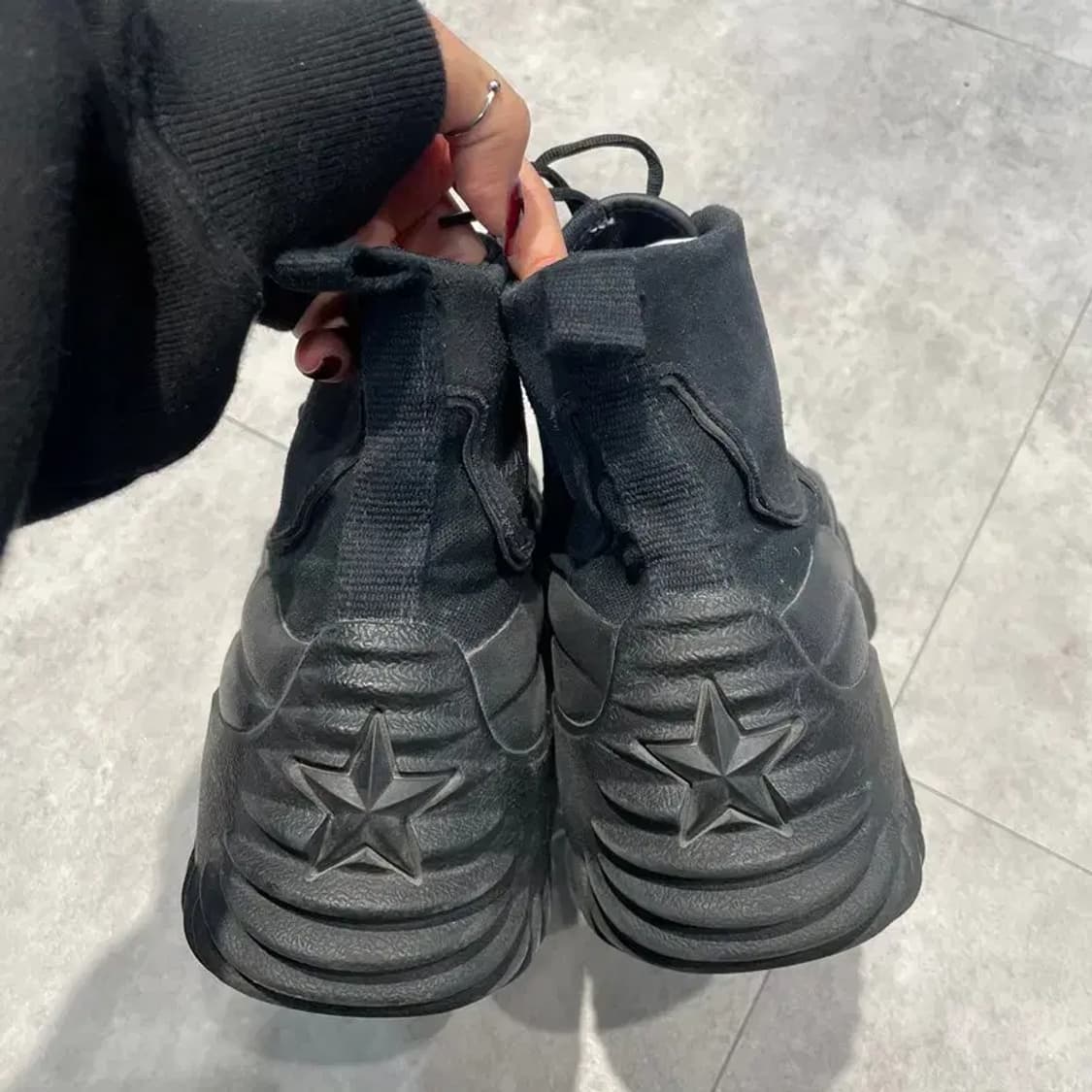 280 컨버스 스트릿 유틸리티 런스타 모션 하이 트리플 블랙 상품이미지8