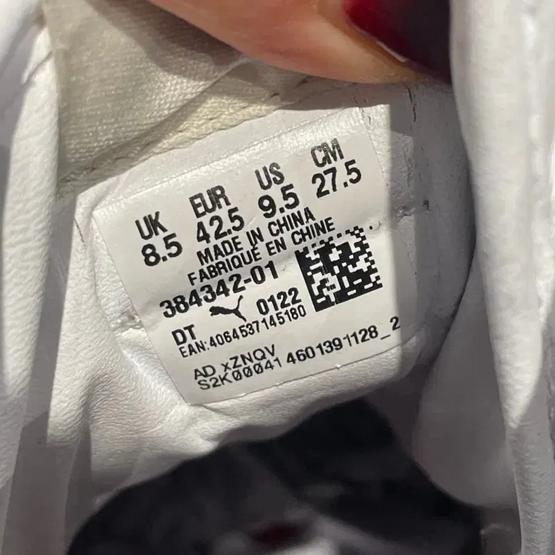 275 푸마 x 아미 슬립스트림 미드 화이트 프리스틴 주우재신발 상품이미지6