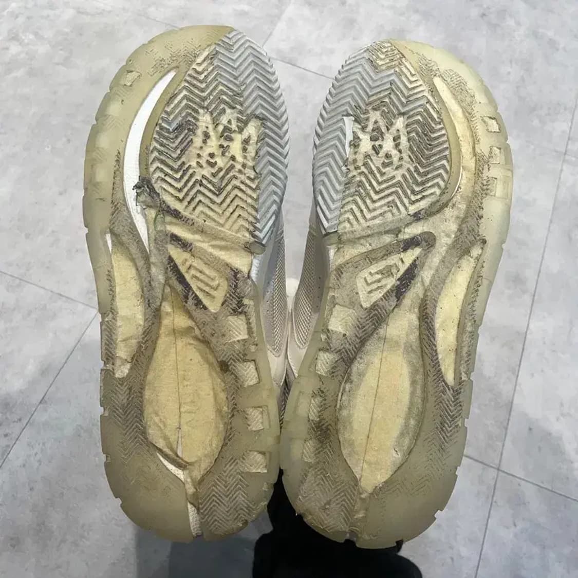 260 남성 아미리 MA-1 스니커즈 화이트 상품이미지10