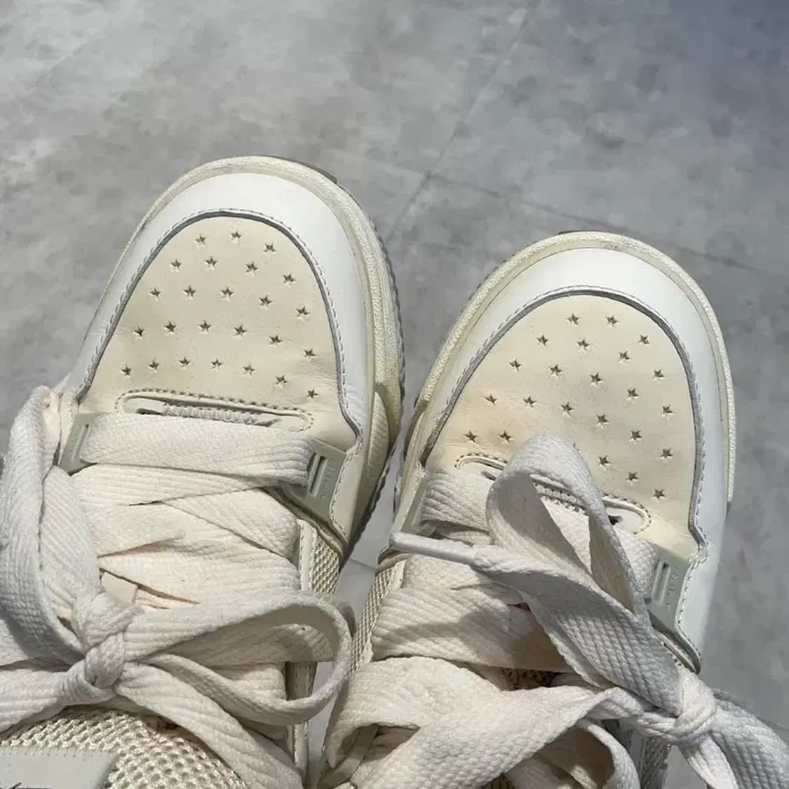 260 남성 아미리 MA-1 스니커즈 화이트 상품이미지2