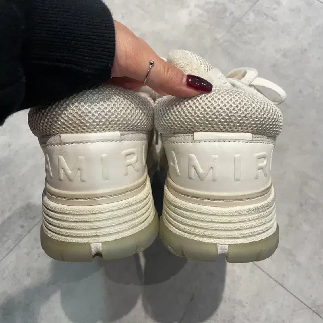 260 남성 아미리 MA-1 스니커즈 화이트 상품이미지9