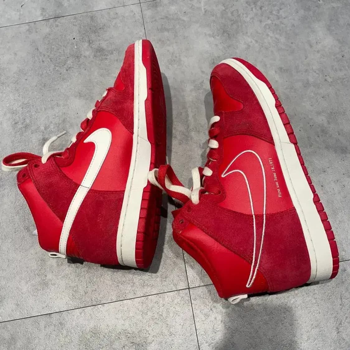 270 나이키 덩크 하이 SE 퍼스트 유즈 유니버시티 레드 상품이미지4