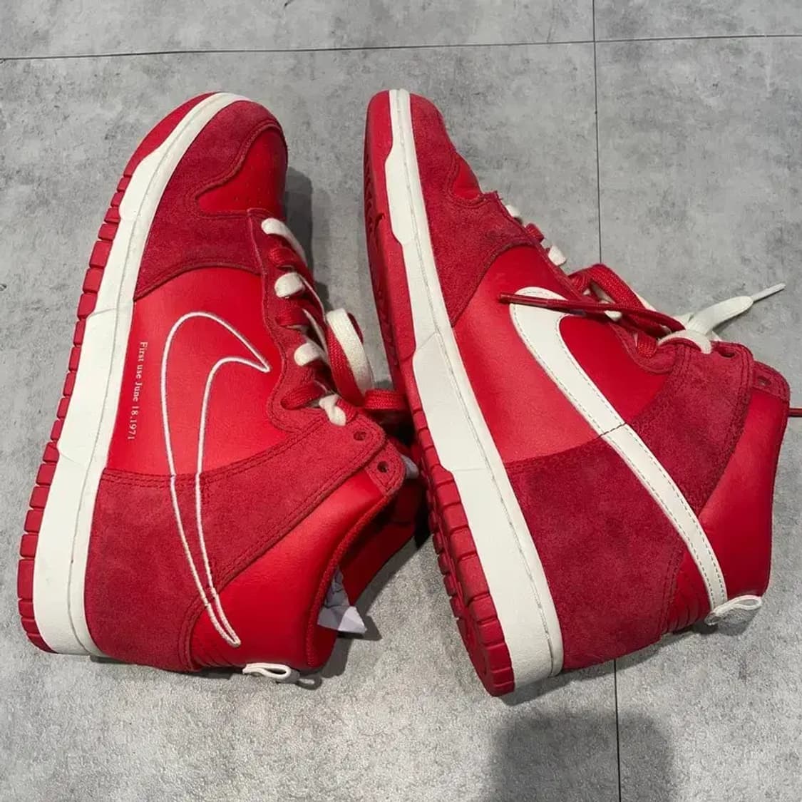 270 나이키 덩크 하이 SE 퍼스트 유즈 유니버시티 레드 상품이미지5