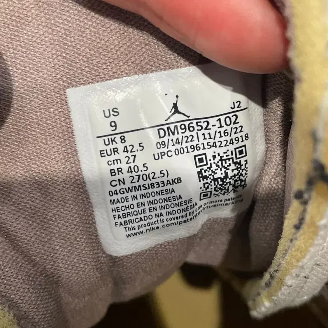 270 나이키 조던 1 미드 SE 크래프트 토프 헤이즈 상품이미지6