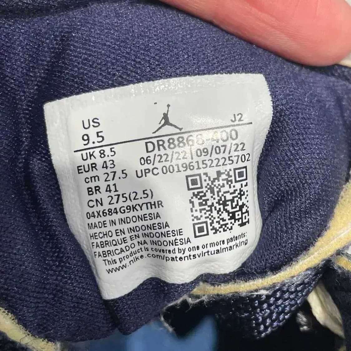 275 나이키 에어 조던 1 미드 SE 크래프트 옵시디언 상품이미지7