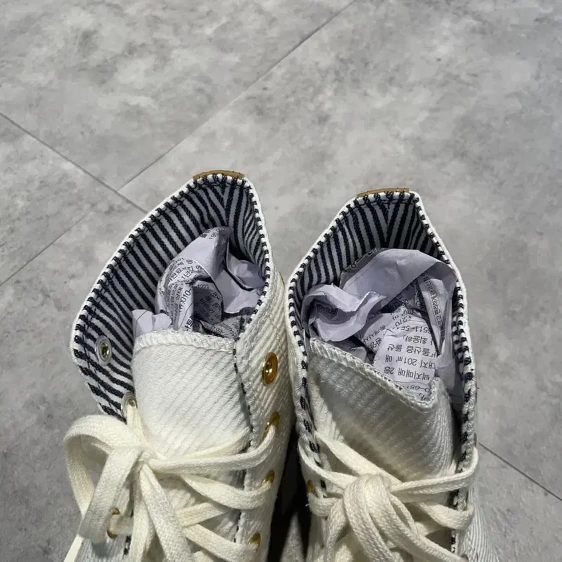 270 컨버스 척테일러 올스타 모던 리프트 플랫폼 코듀로이 에그렛 상품이미지7