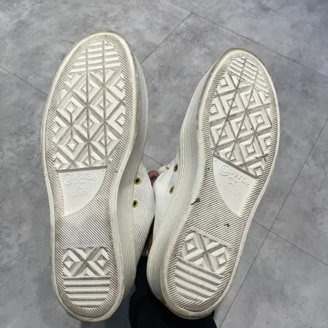 270 컨버스 척테일러 올스타 모던 리프트 플랫폼 코듀로이 에그렛 상품이미지9