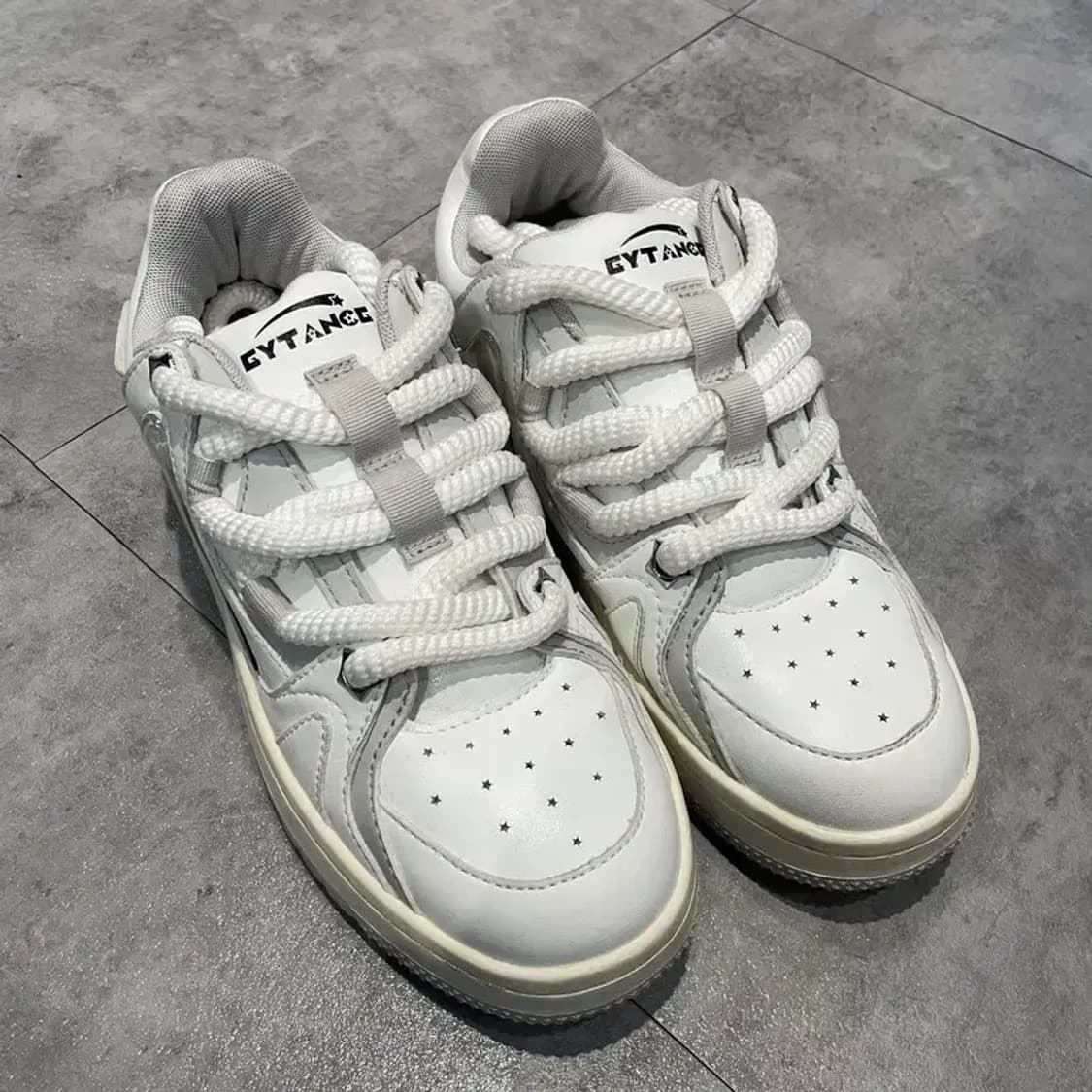 265 EYTANCE 플로잉 샌드 스타 슈즈 캐주얼 운동화 화이트 상품이미지1