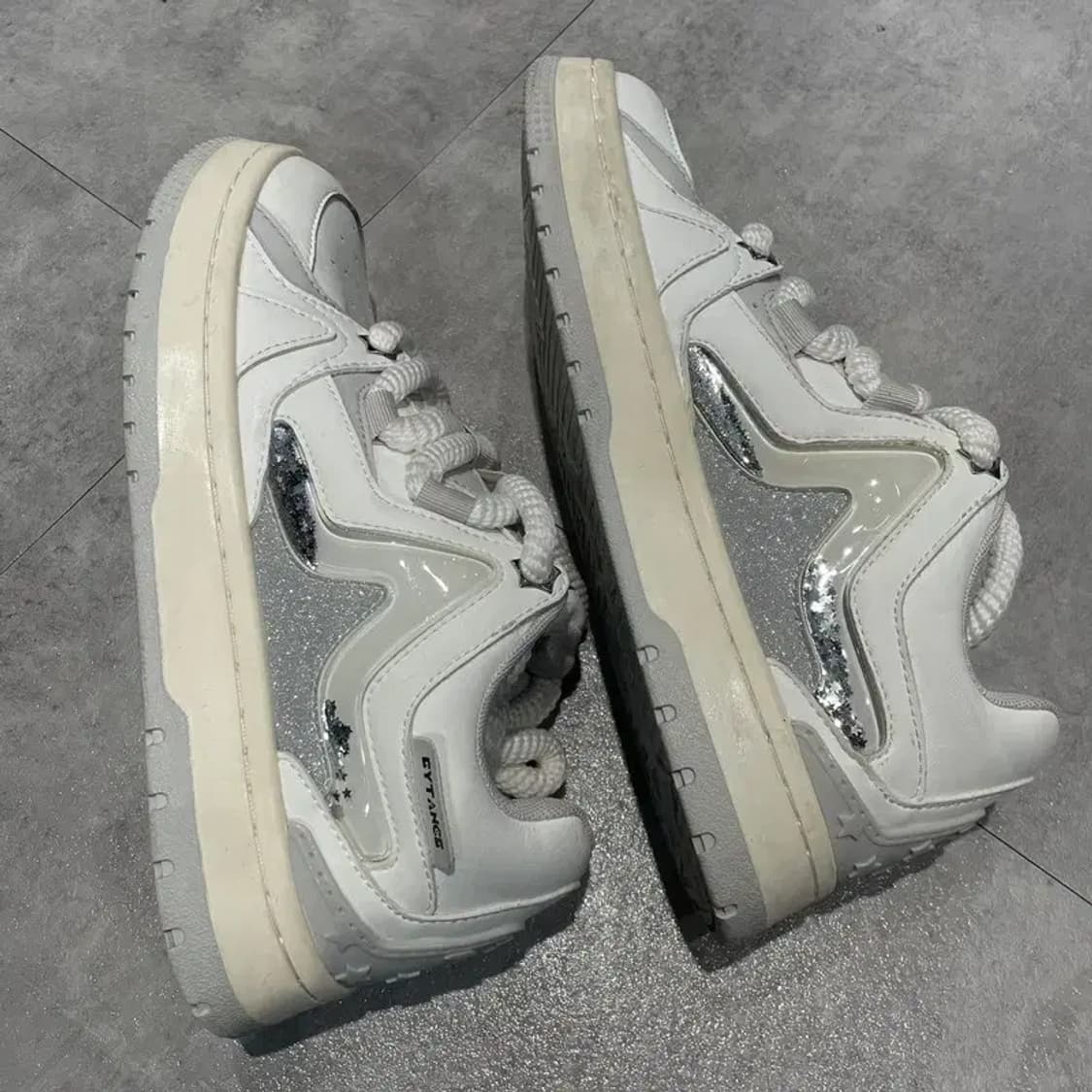 265 EYTANCE 플로잉 샌드 스타 슈즈 캐주얼 운동화 화이트 상품이미지4