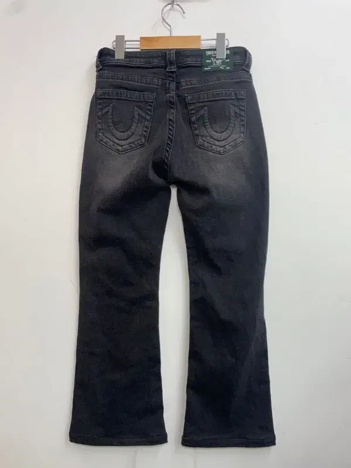 28 트루릴리전 올드스쿨 데님 부츠컷 팬츠 흑청 상품이미지7