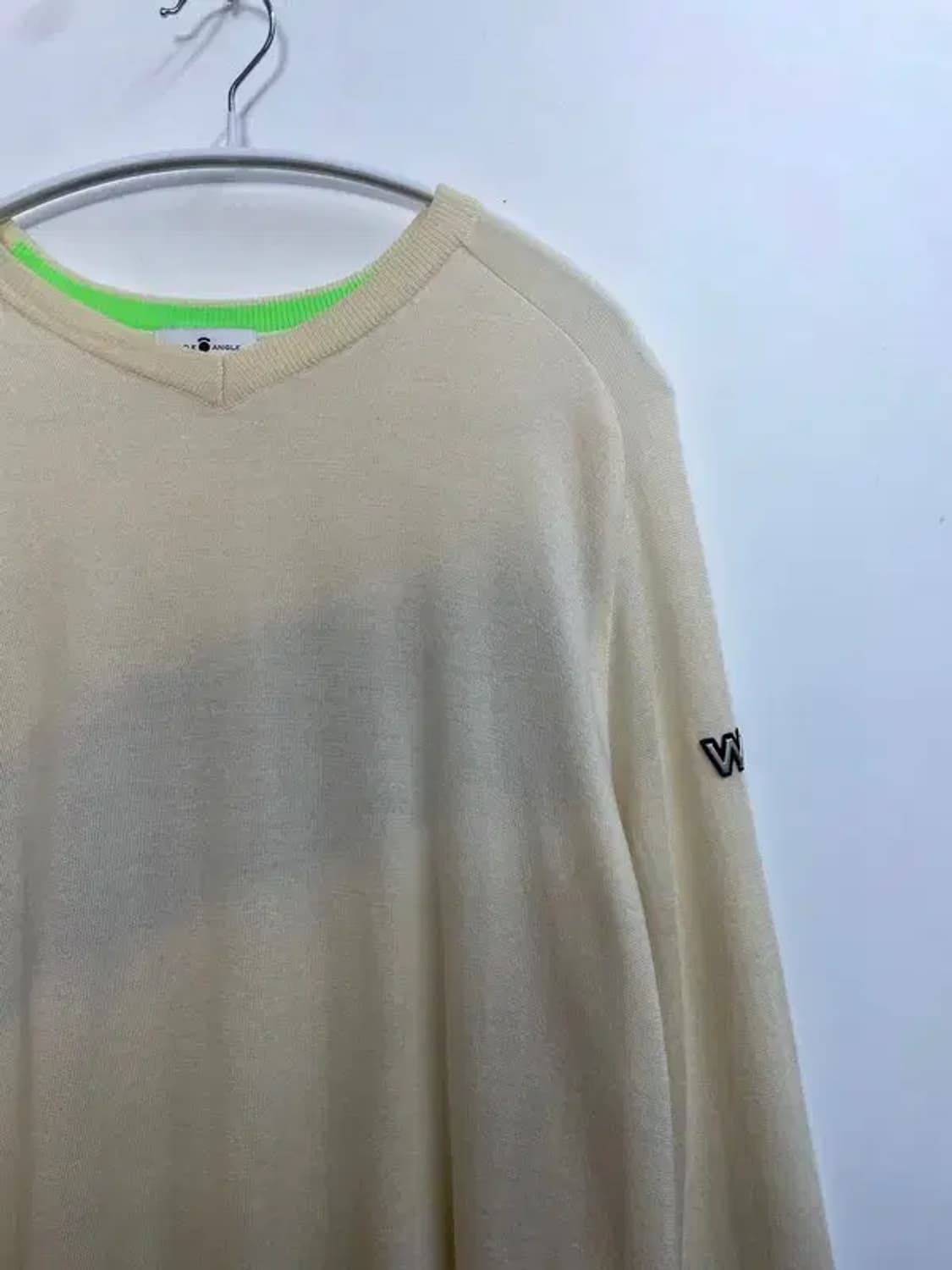 110 와이드앵글 골프 캐주얼 니트웨어 베이지 상품이미지4