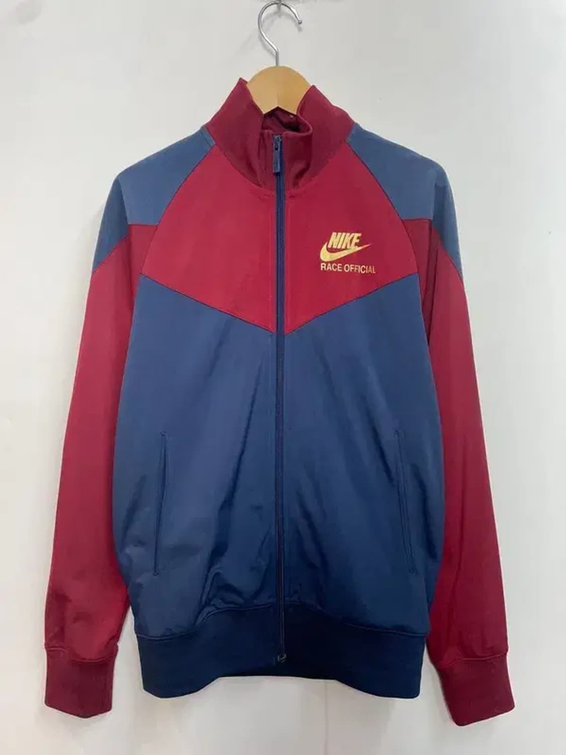 미디움 나이키 버건디 스우시 져지 트레이닝탑 상품이미지2