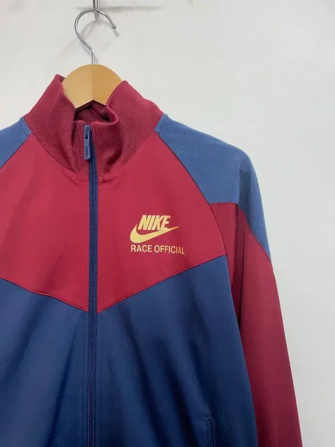 미디움 나이키 버건디 스우시 져지 트레이닝탑 상품이미지4