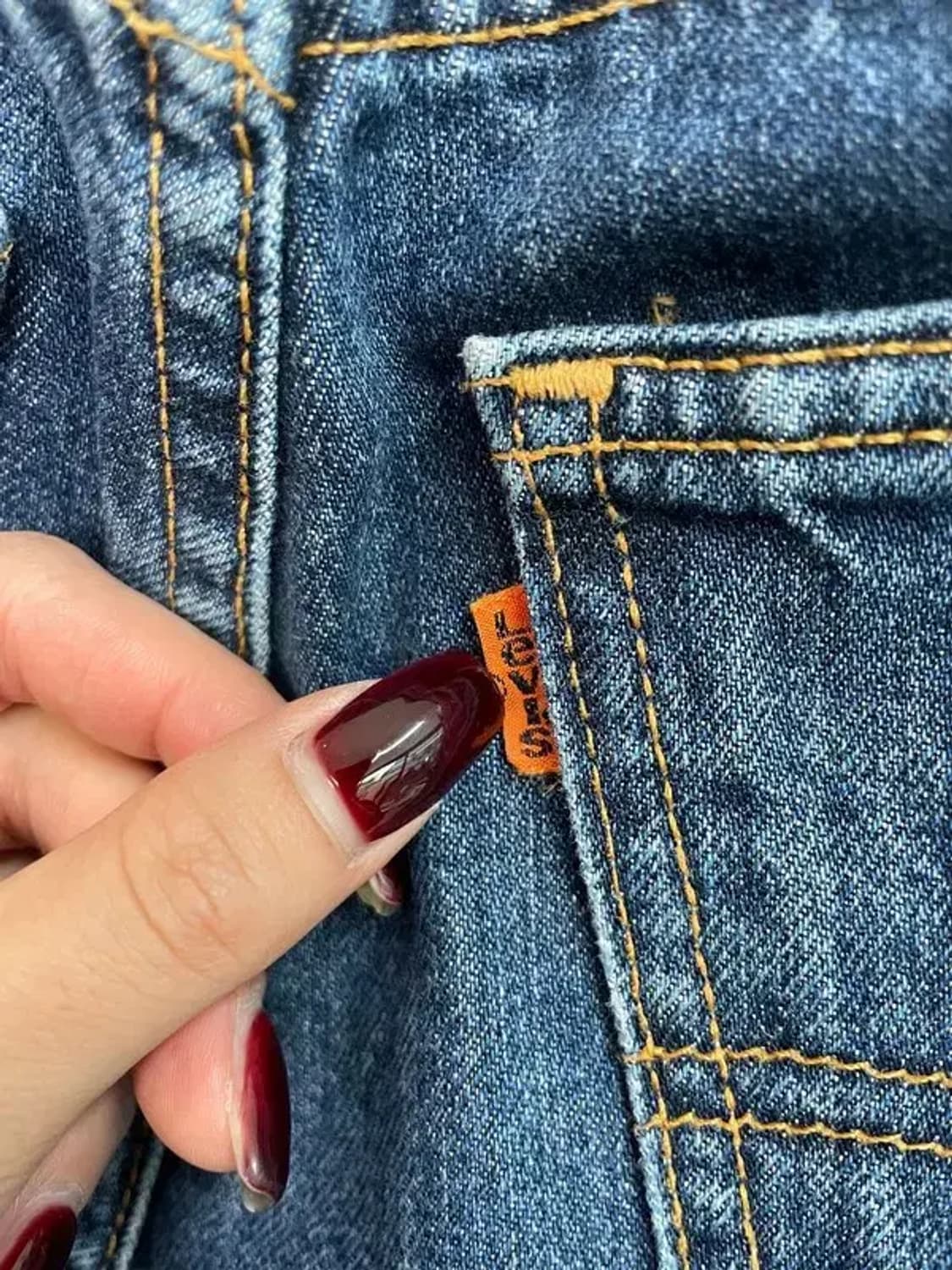 34 리바이스 오렌지택 99s 데님 청바지 팬츠 상품이미지10