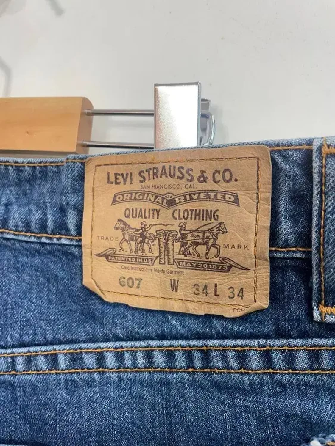 34 리바이스 오렌지택 99s 데님 청바지 팬츠 상품이미지9