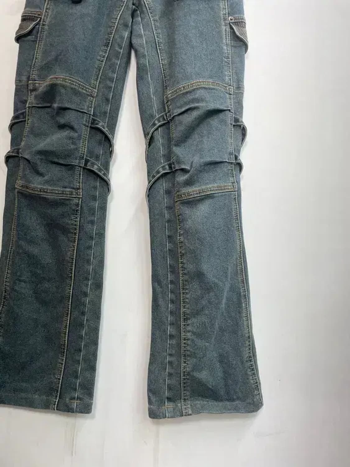 24 25 인치 여자 jpn 와이드 데님팬츠 상품이미지3