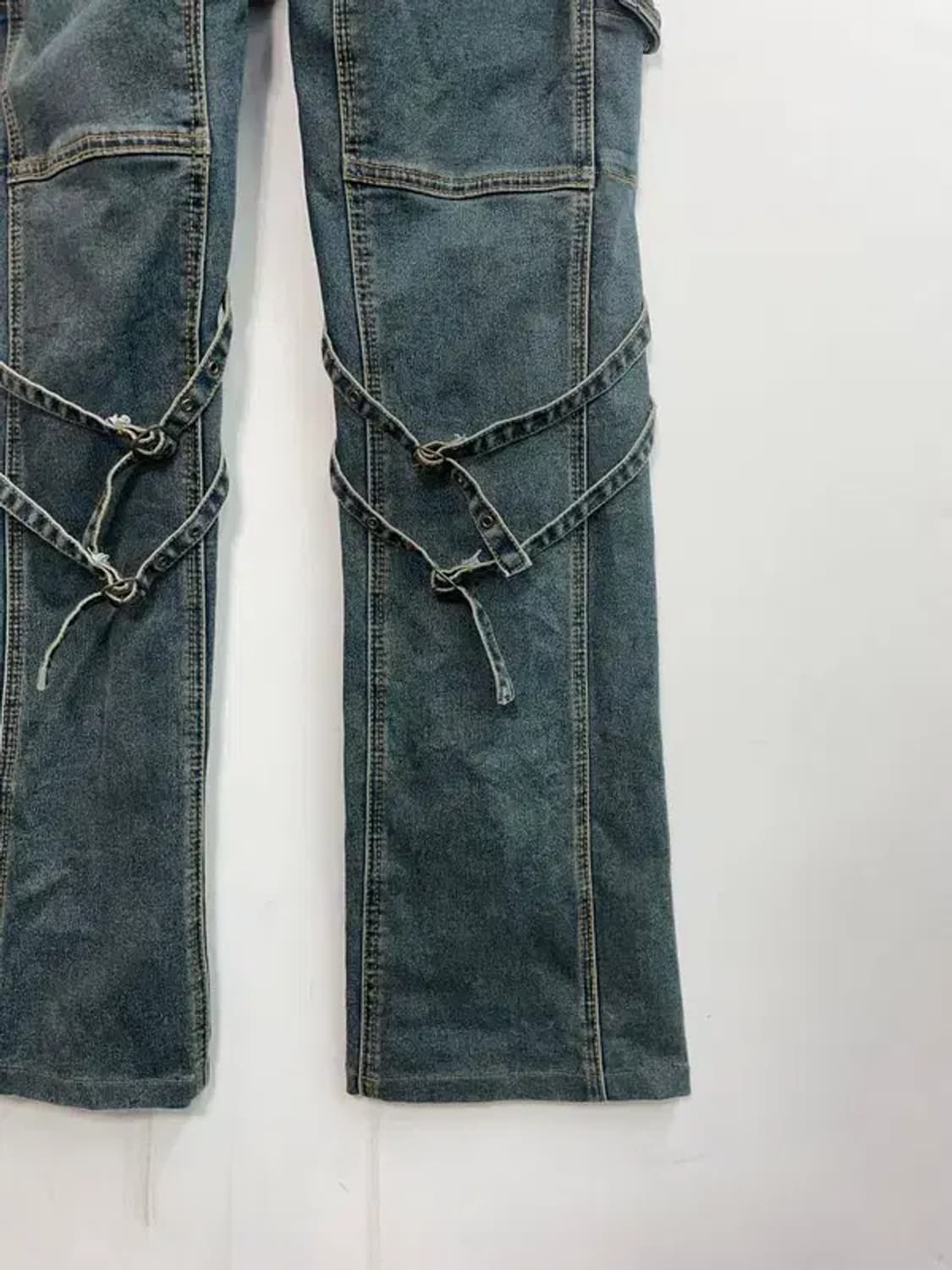 24 25 인치 여자 jpn 와이드 데님팬츠 상품이미지8