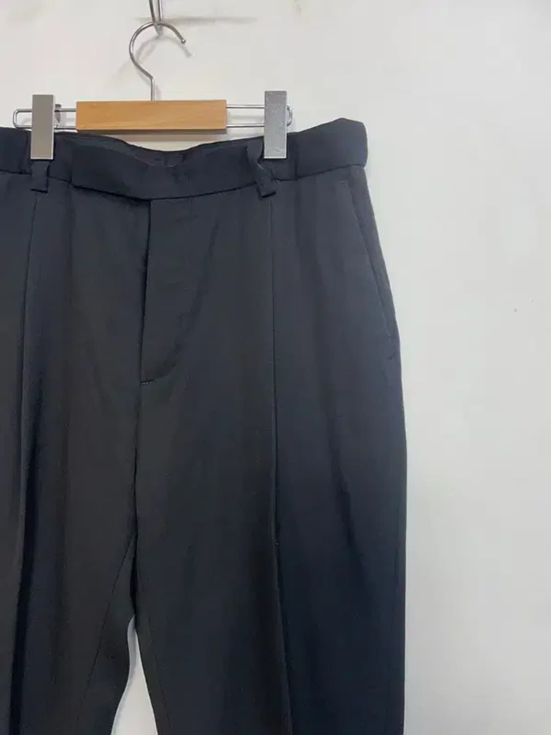 50 노이어 블랙 와이드 팬츠 새상품급 남자코디 상품이미지4