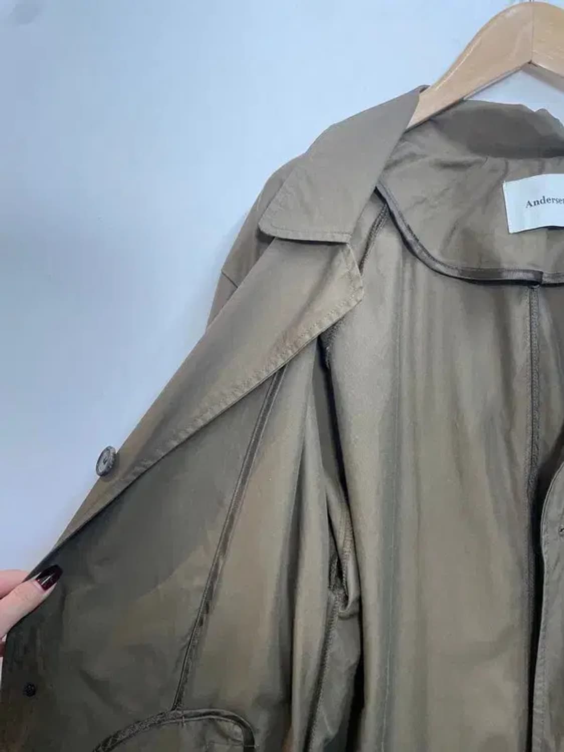 프리 andersen 오버핏 코트 자켓 상품이미지6
