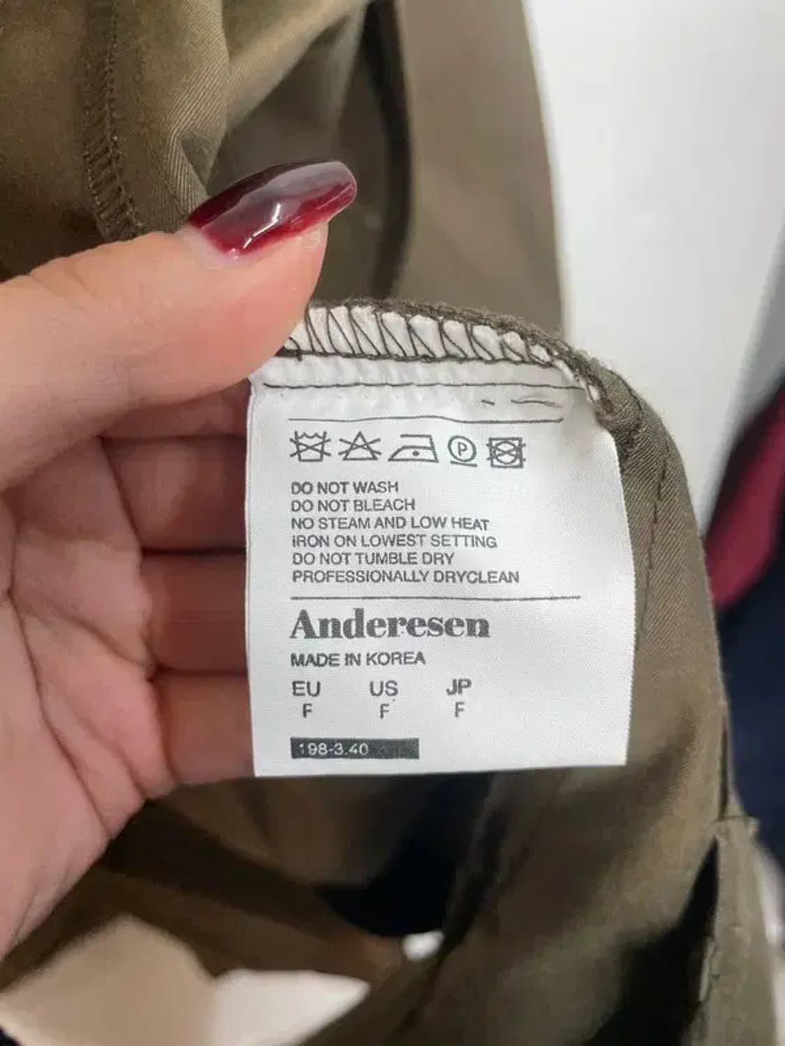 프리 andersen 오버핏 코트 자켓 상품이미지7