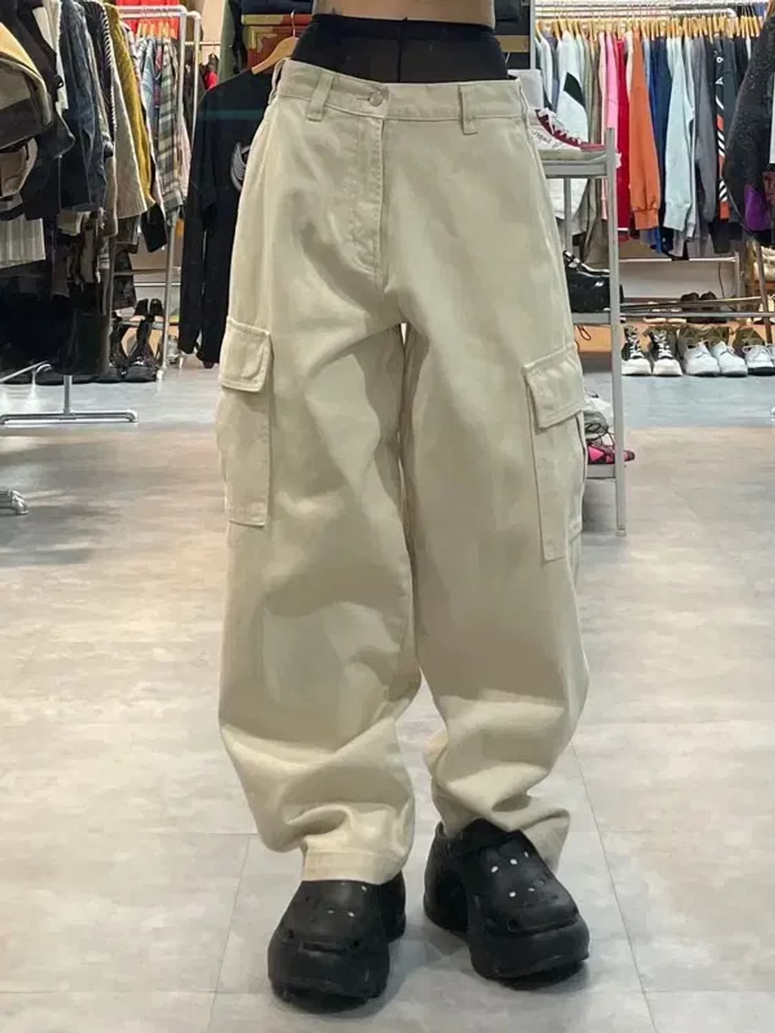 28 새상품 오베이 하드워크 카펜더 포켓 팬츠 상품이미지1