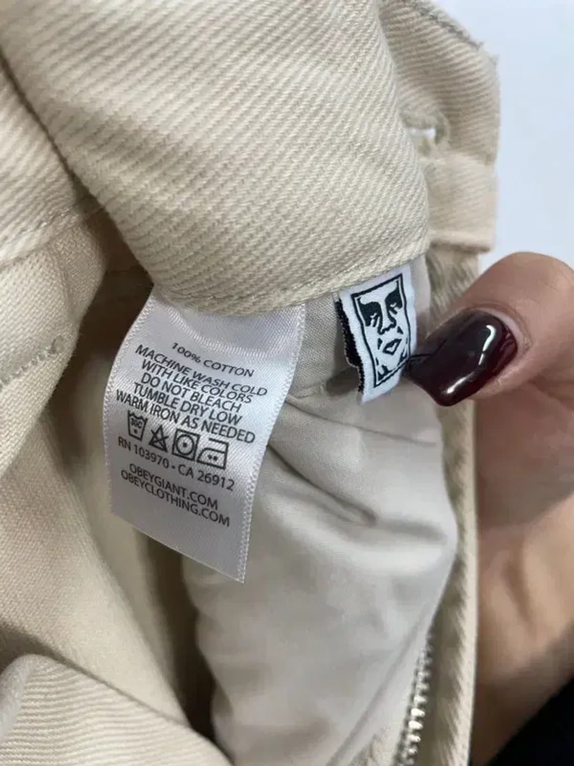 28 새상품 오베이 하드워크 카펜더 포켓 팬츠 상품이미지6