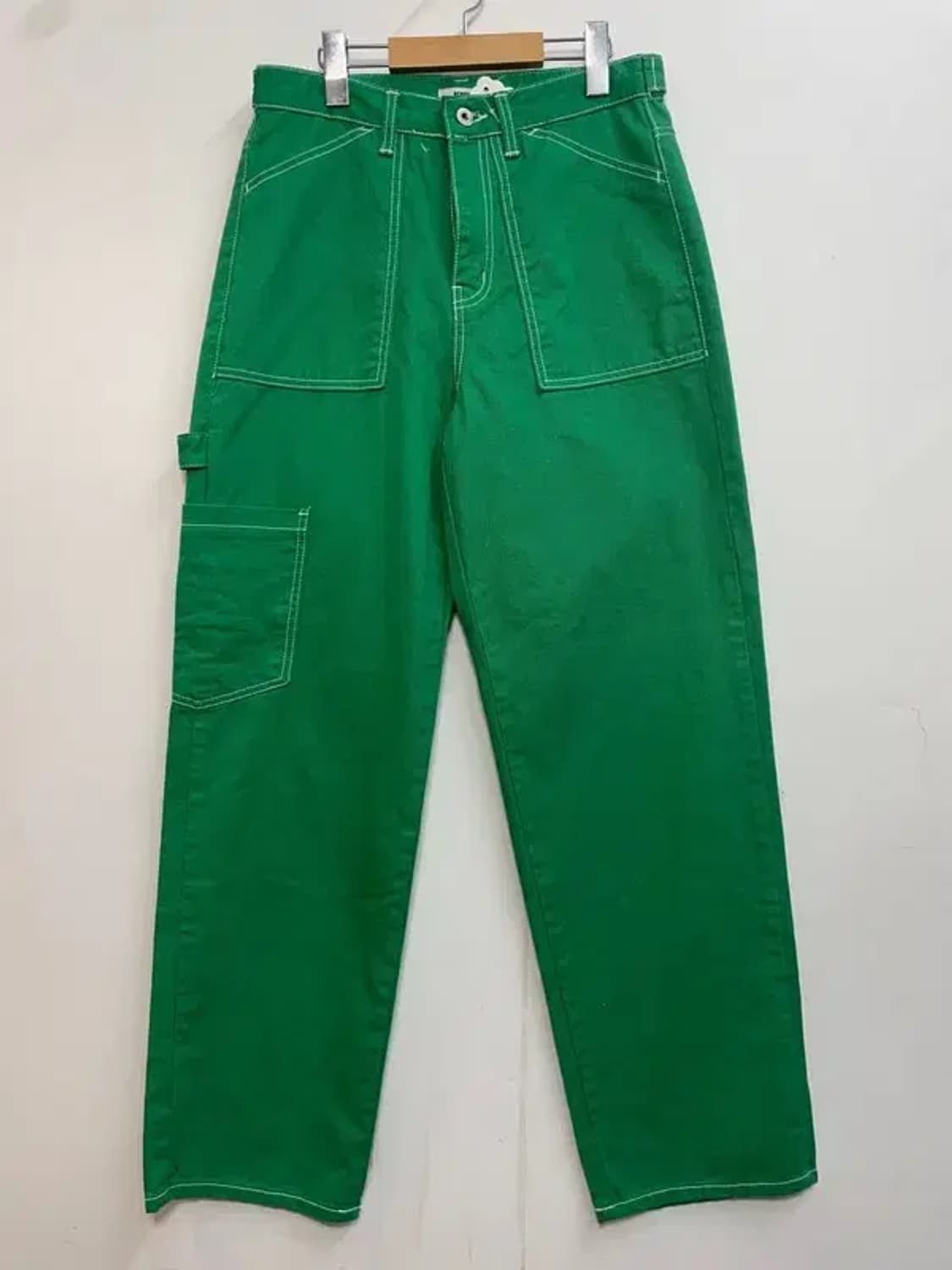 미디움 hander 포켓 그린 와이드팬츠 상품이미지2