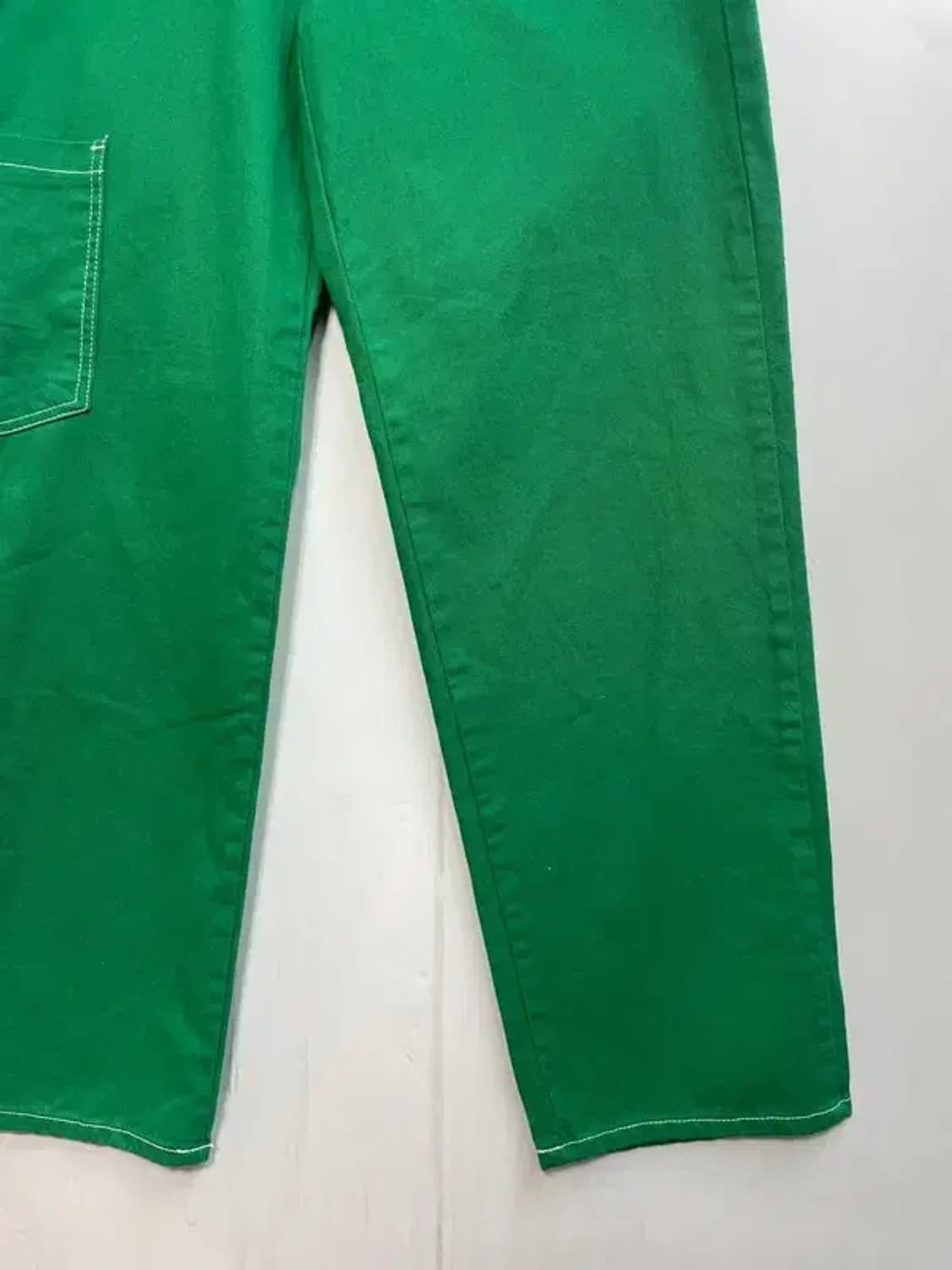 미디움 hander 포켓 그린 와이드팬츠 상품이미지3