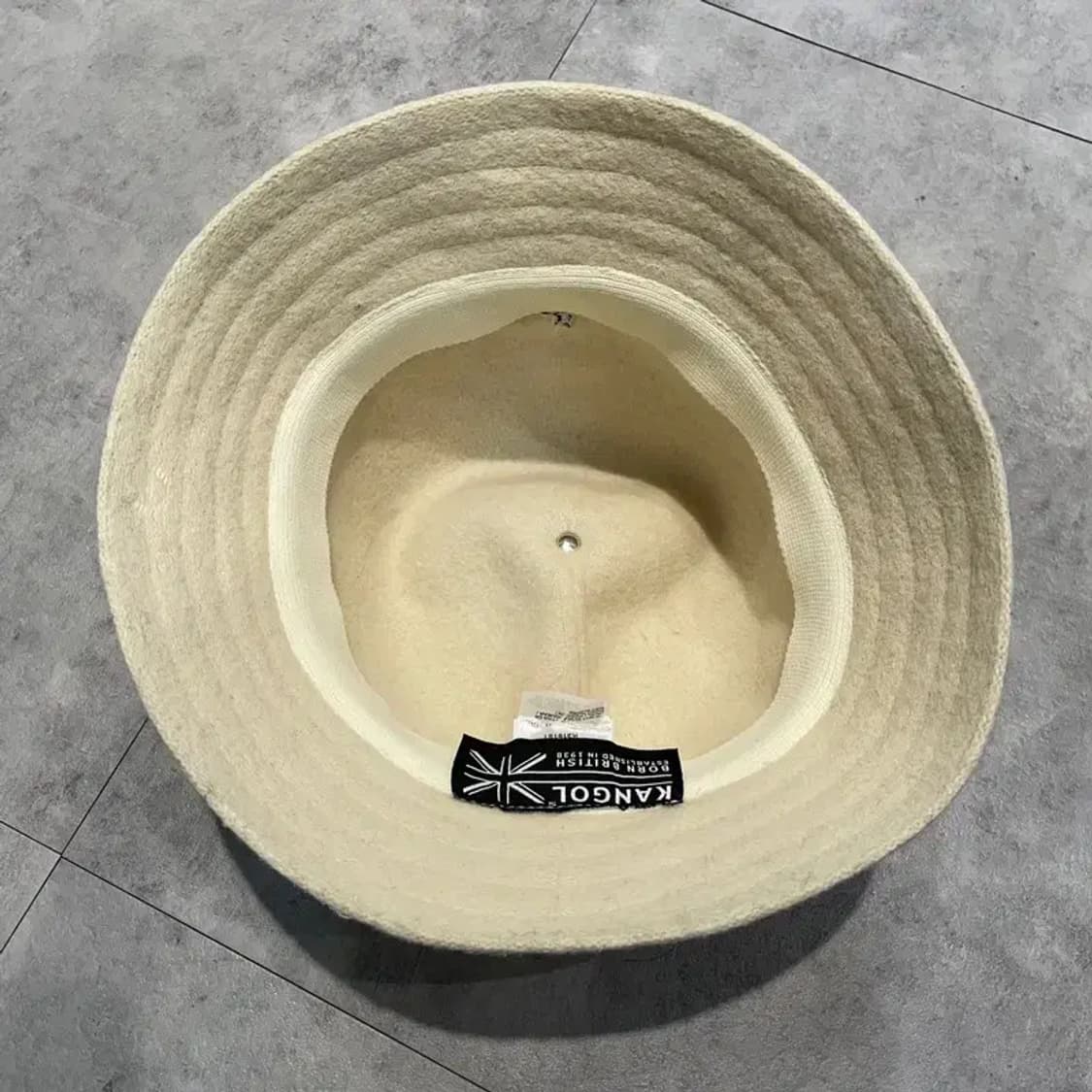 캉골 울 캐주얼 버킷햇 베이지 상품이미지5