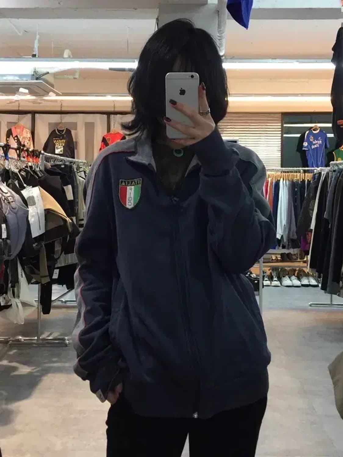 라지 푸마 올드스쿨 이탈리아 집업 자켓 트레이닝탑 상품이미지1