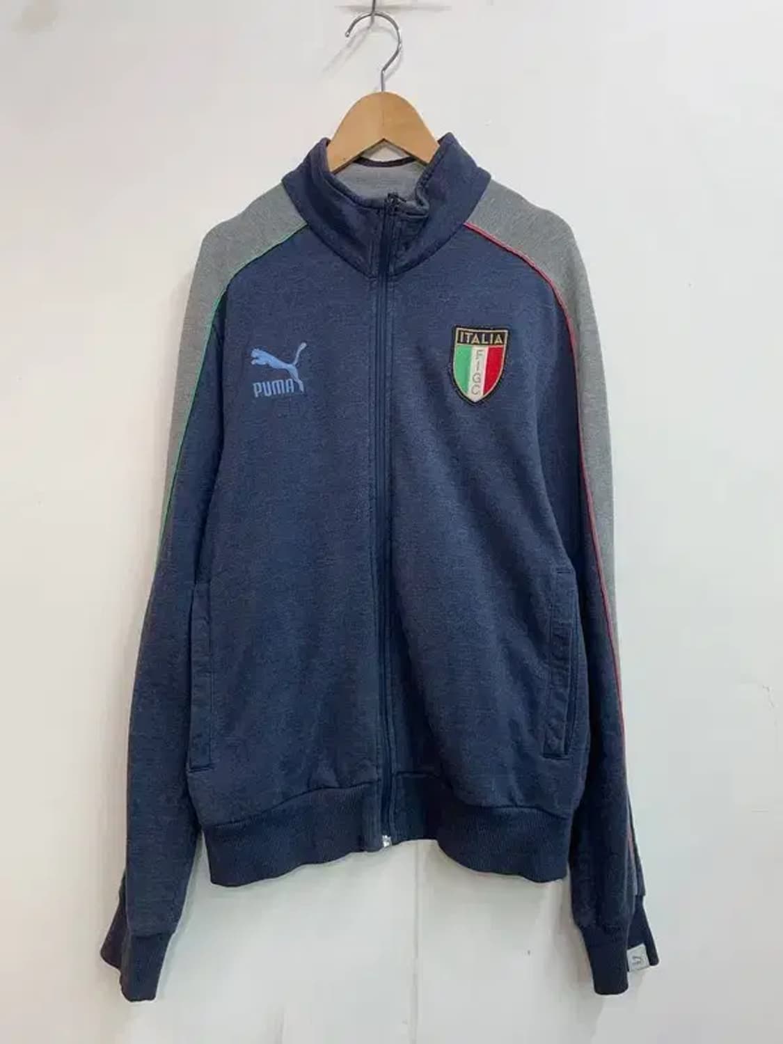 라지 푸마 올드스쿨 이탈리아 집업 자켓 트레이닝탑 상품이미지2