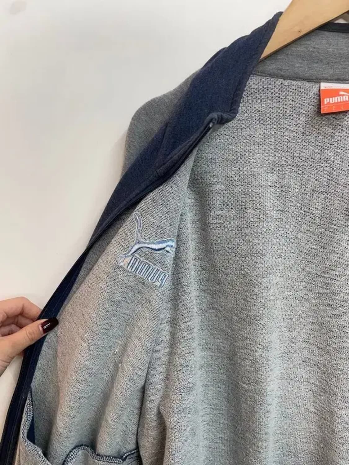 라지 푸마 올드스쿨 이탈리아 집업 자켓 트레이닝탑 상품이미지8