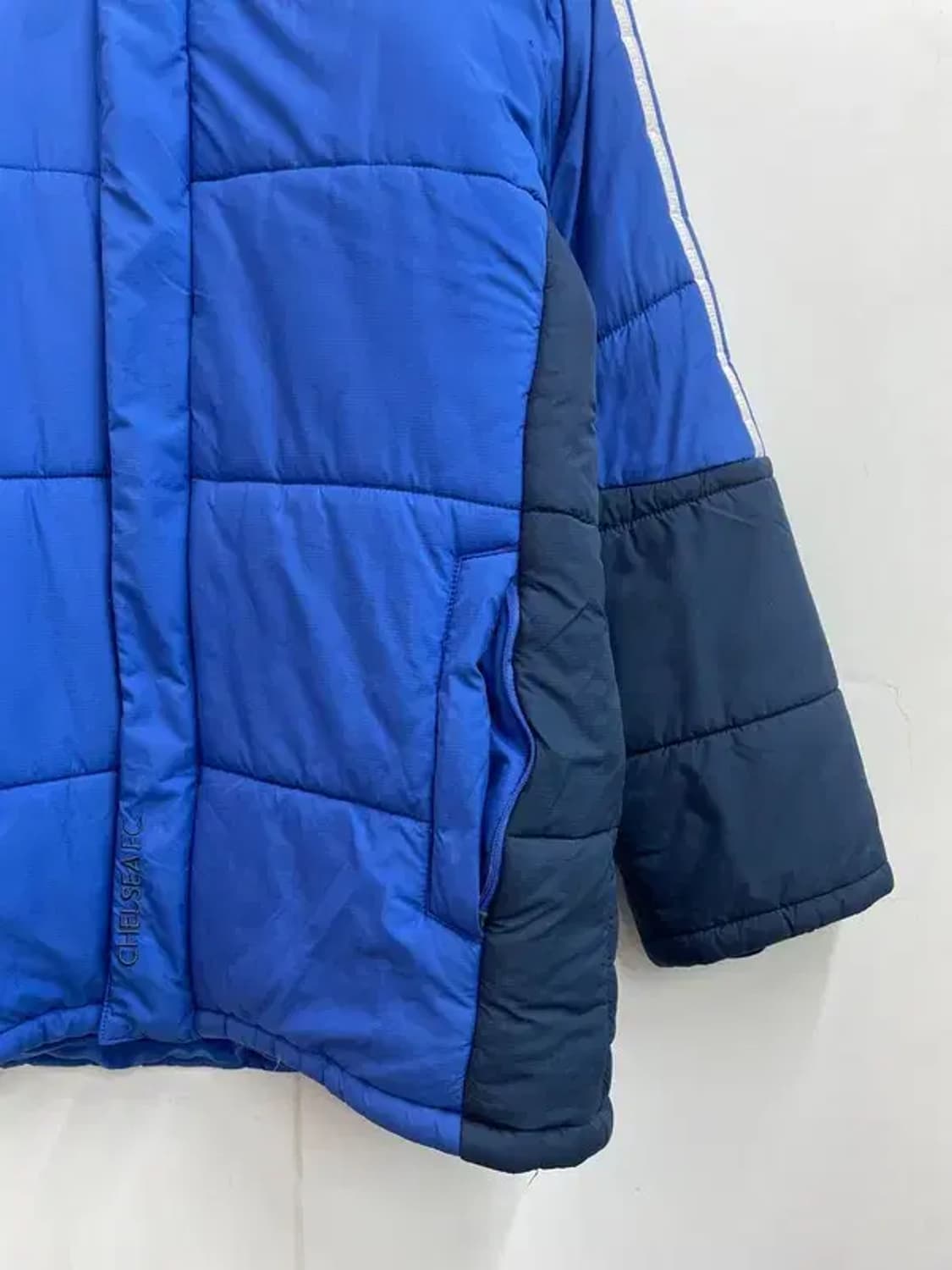 95 아디다스 삼선 첼시 다운자켓 패딩 벤치다운 축구룩 상품이미지5