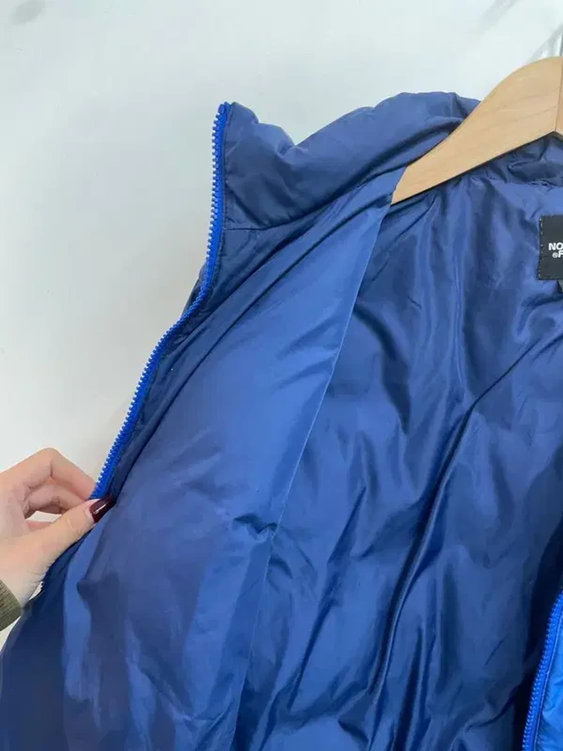 95 노스페이스 600 블루 구스다운 패딩 점퍼 상품이미지8