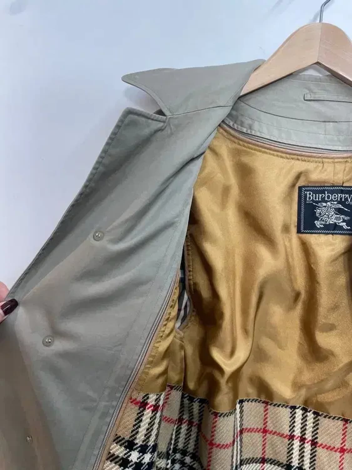 95 버버리 올드스쿨 트렌치 코트 내피 자켓 상품이미지5