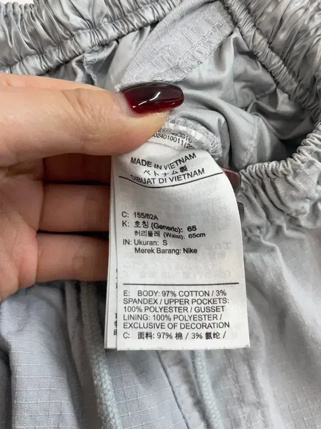 나이키 여성 우먼 미드라이즈 카고팬츠 바지 라이트 스모크 그레이 상품이미지9