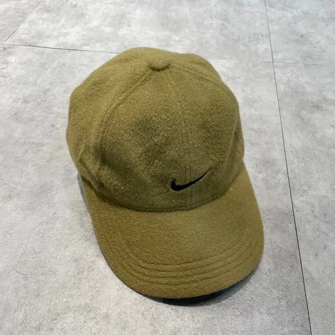 올드스쿨 키즈사이즈 나이키 기모 볼캡 모자 브라운 상품이미지2