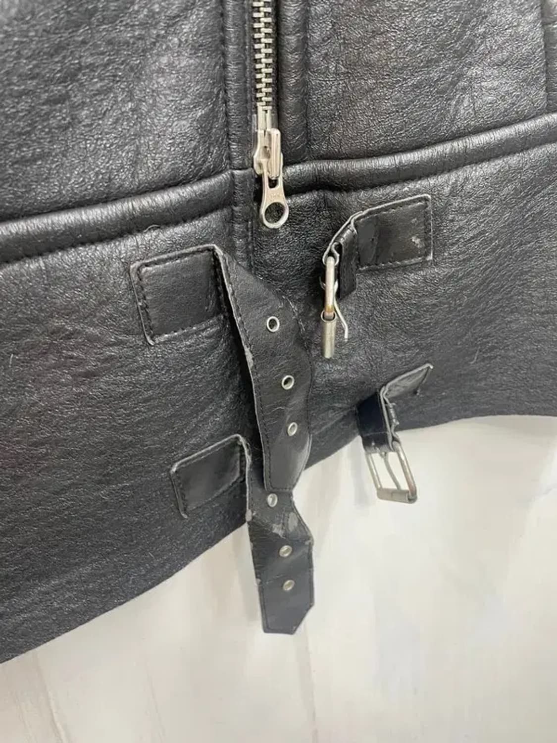 90 MM6 메종마르지엘라 오버사이즈 무스탕 베스트 상품이미지8