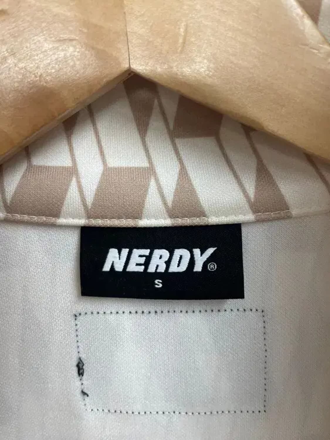 스몰 널디 패턴 오버핏 집업 져지 상품이미지5