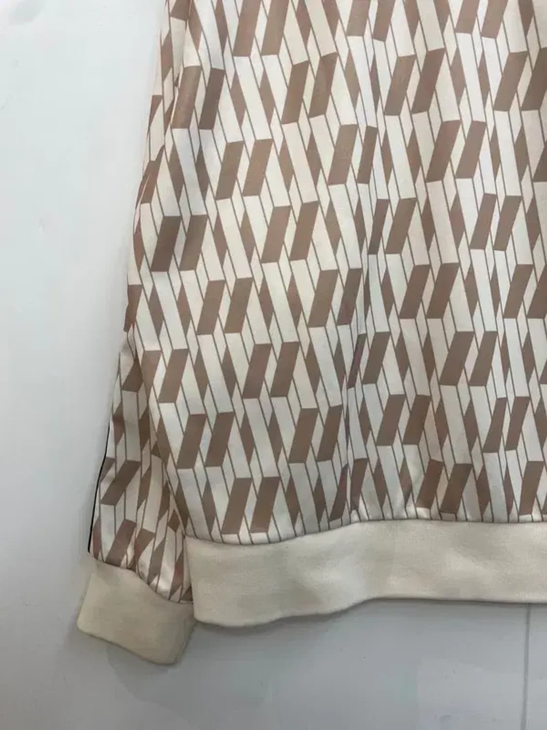 스몰 널디 패턴 오버핏 집업 져지 상품이미지9