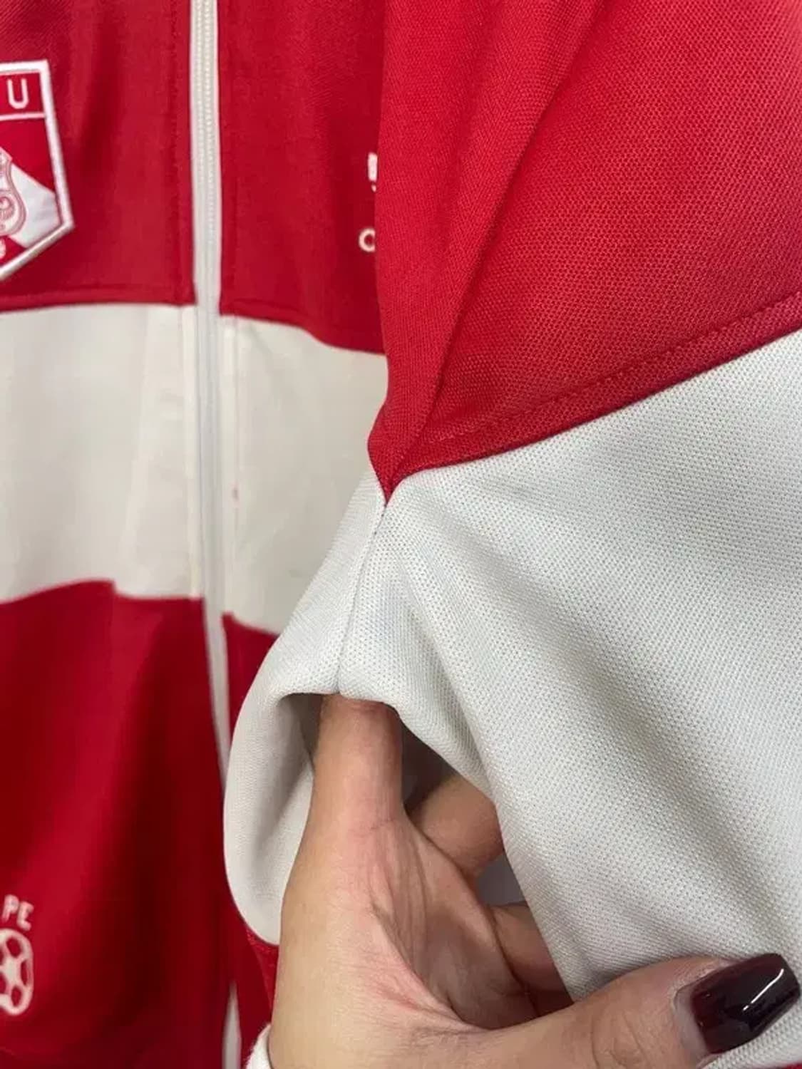 95 아디다스 페루 화이트탭 빈티지 트랙탑 집업 저지 상품이미지6