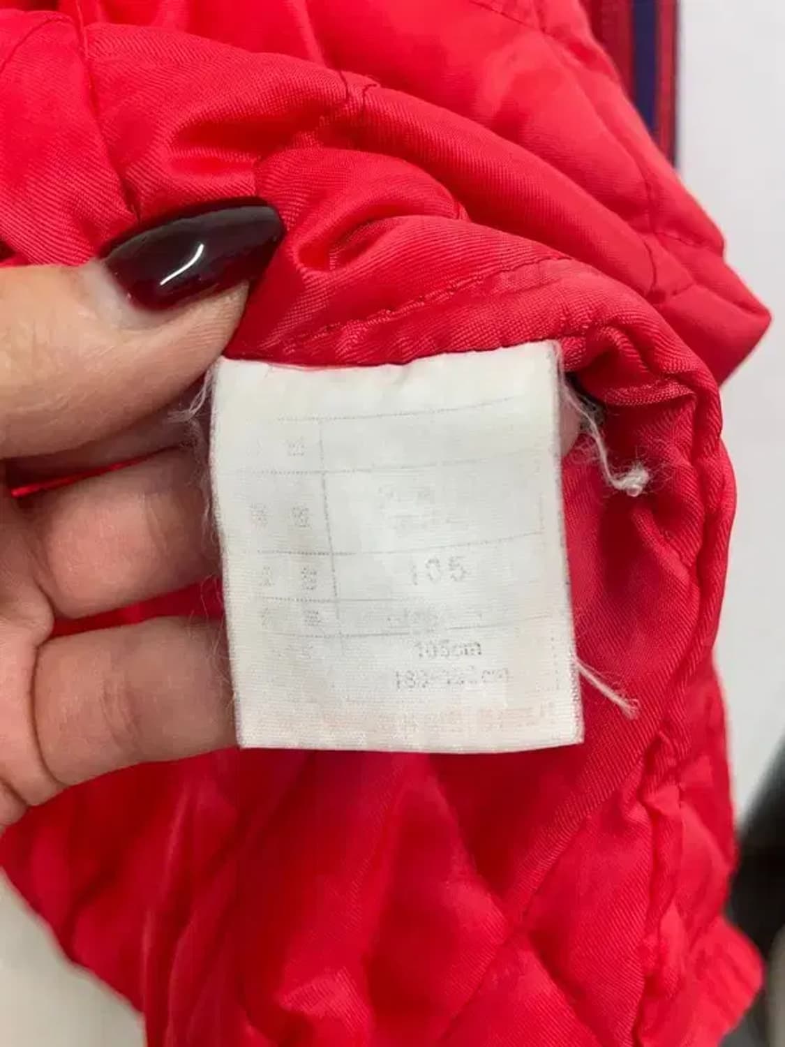 105 아디다스 90s 제우교역 파이어버드 나일론 올드스쿨 누빔점퍼 자켓 상품이미지9