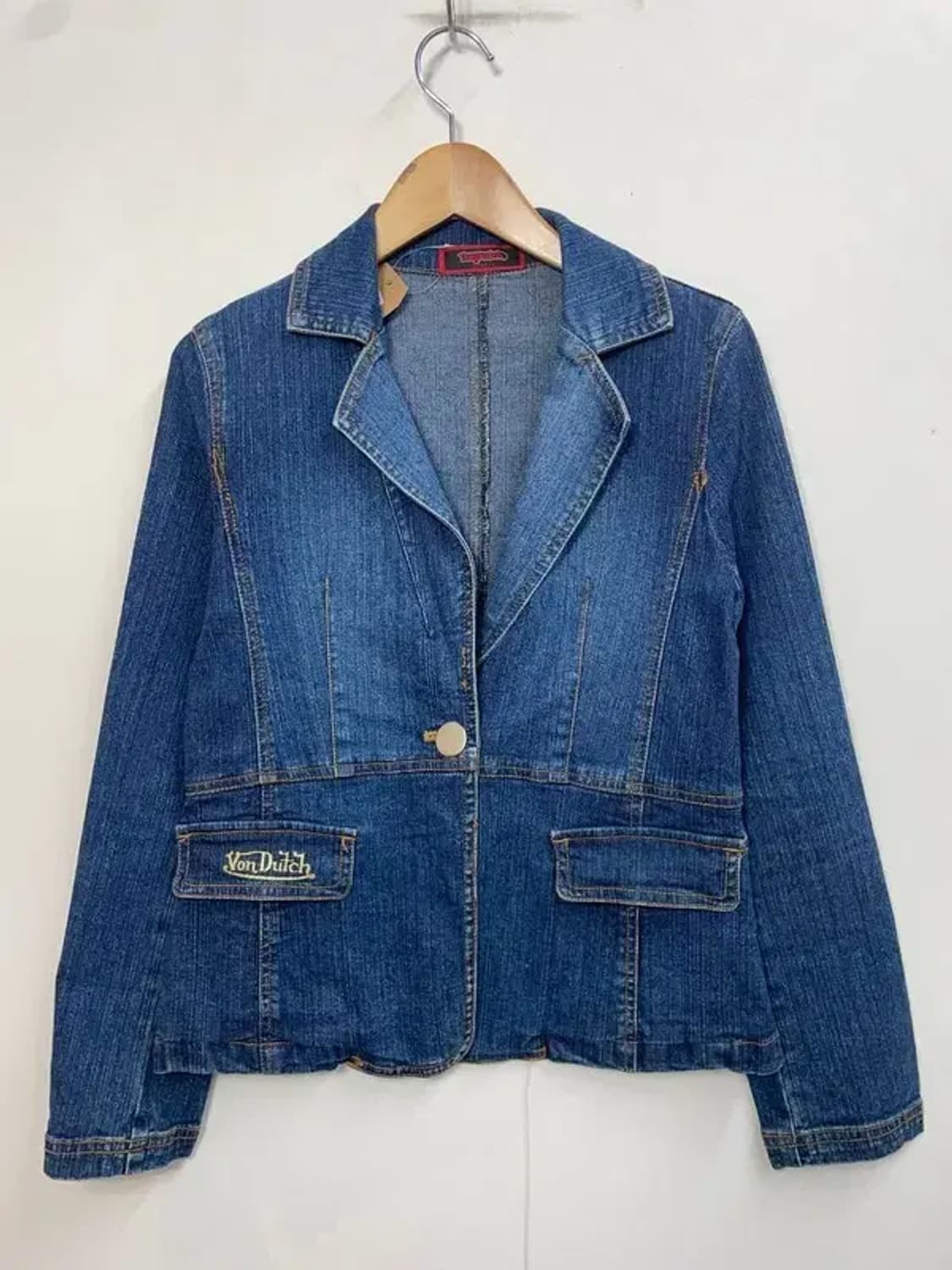 스몰 본더치 스포츠 올드스쿨 로고 데님 블레이저 상품이미지2