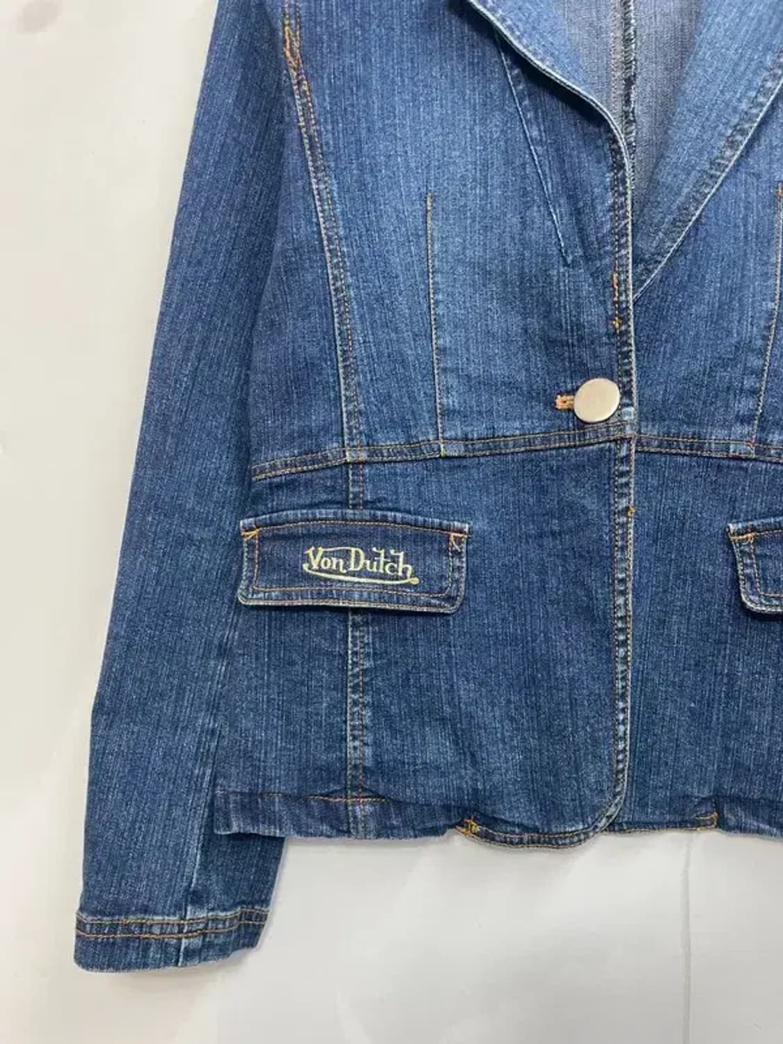 스몰 본더치 스포츠 올드스쿨 로고 데님 블레이저 상품이미지3