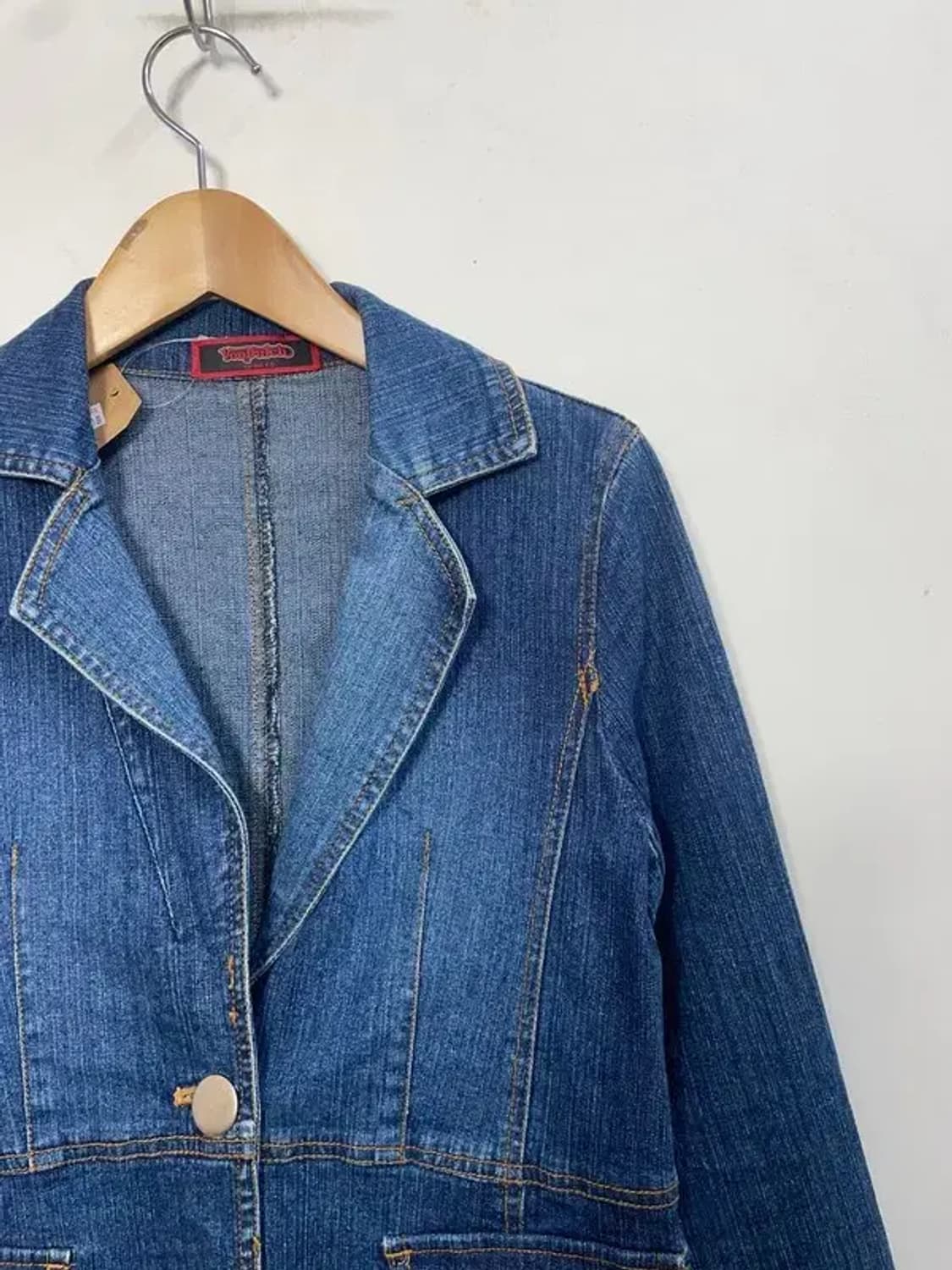 스몰 본더치 스포츠 올드스쿨 로고 데님 블레이저 상품이미지4