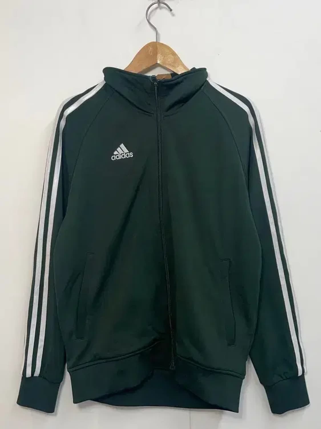 95 아디다스 삼선 마샬아츠 집업 져지 녹색 상품이미지2